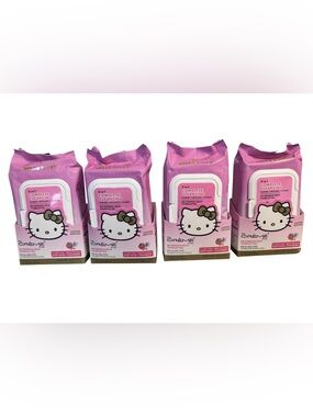 Hello Kitty Cleansing Wipes Bundle (4 Pack) – New